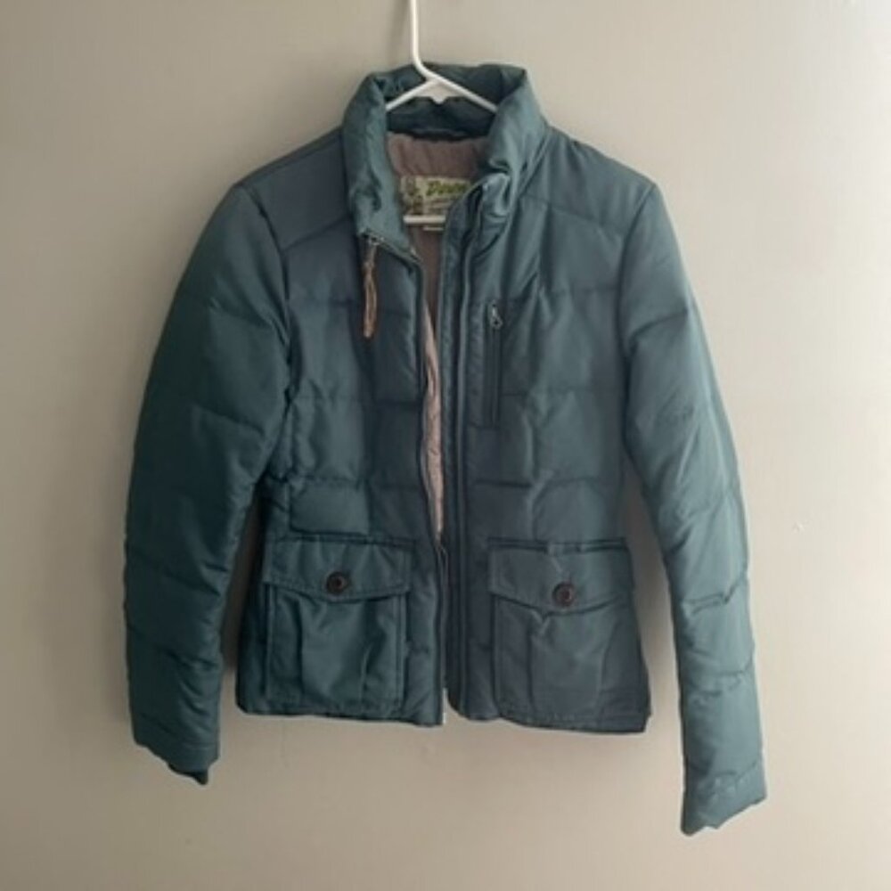 Eddie Bauer Down Jacket Women’s XS Teal Puffer Coat Insulated‎ Winter